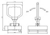 Manipulačn&iacute; magnet VML-150-2