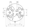 Up&iacute;nac&iacute; deska ZERO-POINT HSP-52/96-D196-2