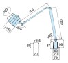 Halogenov&aacute; lampa voděodoln&aacute; VHL-400L-2