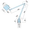 Halogenov&aacute; lampa voděodoln&aacute; VHL-500L-2